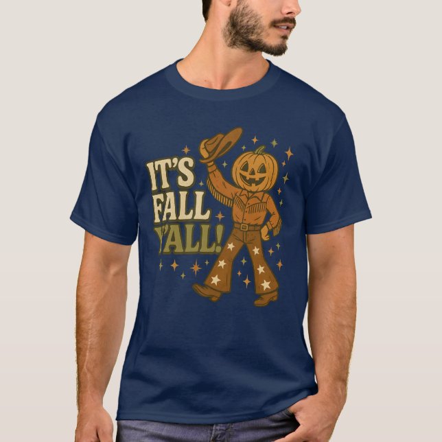 Camiseta É Pumpkin de outono (Frente)