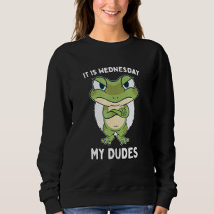 Camiseta É Quarta-Feira Meus Caras Meme Clássico do Sapo