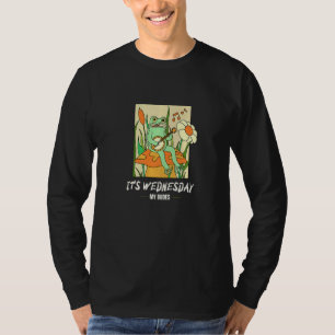 Camiseta É Quarta-Feira Meus Caras S Como Meme de Rã