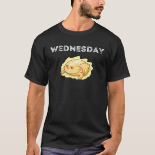 Camiseta É Quarta-feira Meus Caras Sapo Meme de Internet