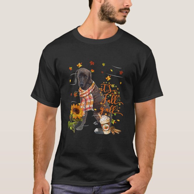 Camiseta É "Queda", "Plott Hound Dog" (Frente)