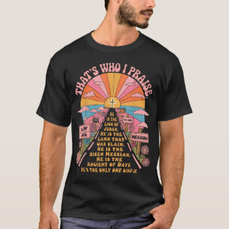 Camiseta É Quem Eu Louvo Jesus Cristo Lago Deus