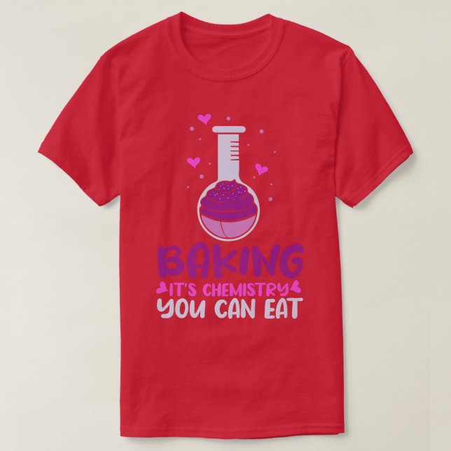 Camiseta É Química que você pode comer (Frente do Design)