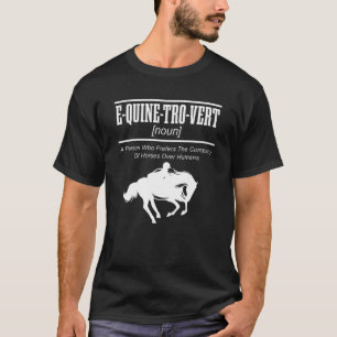 Camiseta E QUINE TRO VERSO Cavalo Ancoradouro Equestre Eque