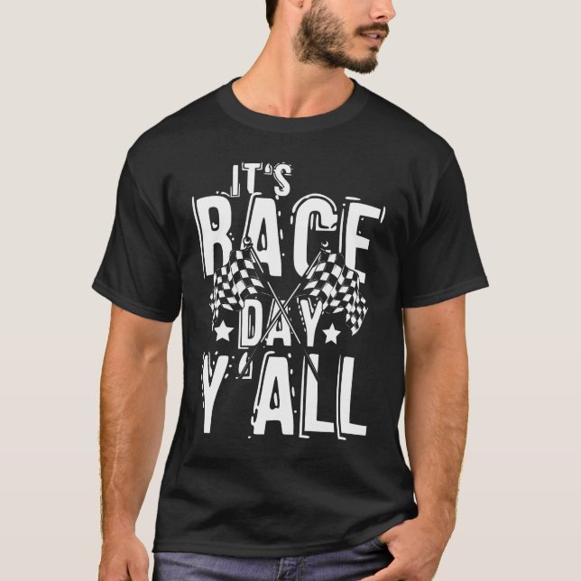 Camiseta É Race Day Y'All (Frente)