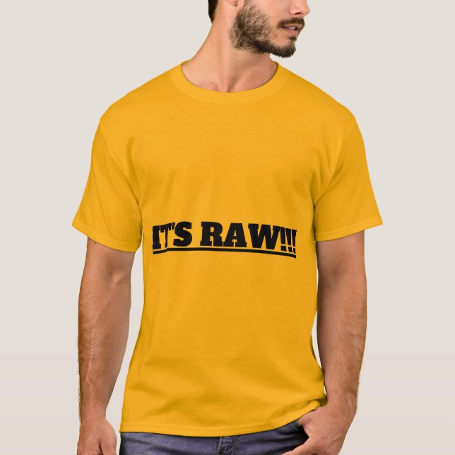 CAMISETA É RAW! (Frente)
