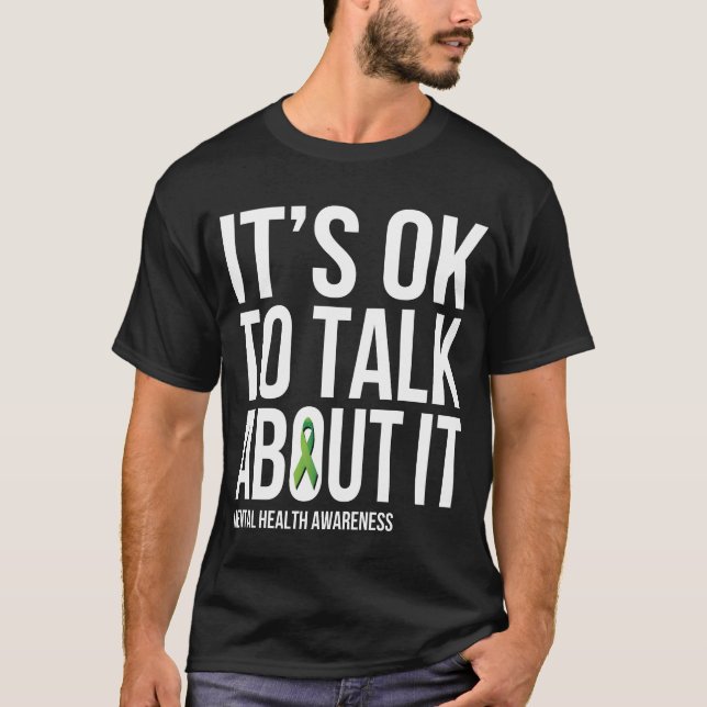 Camiseta É Realmente Sobre a Consciência da Saúde Mental Gr (Frente)