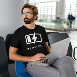 Camiseta É Revoltante - Carregamento de Bateria