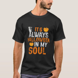Camiseta É sempre Halloween na minha alma
