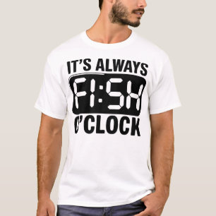Camiseta É Sempre Peixe O'clock Pesca Divertida
