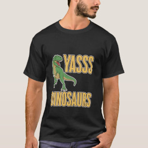 Camiseta É sim Dinossauros Amante de Répteis Crianças Anima
