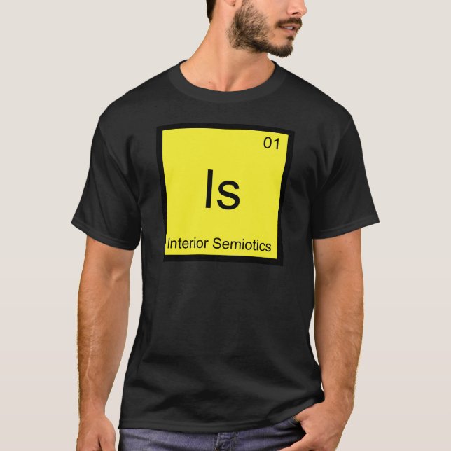 Camiseta É - Símbolo do Elemento Químico da Semiótica Inter (Frente)