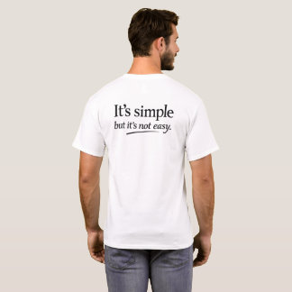 Camiseta É Simples, Mas Não É Fácil