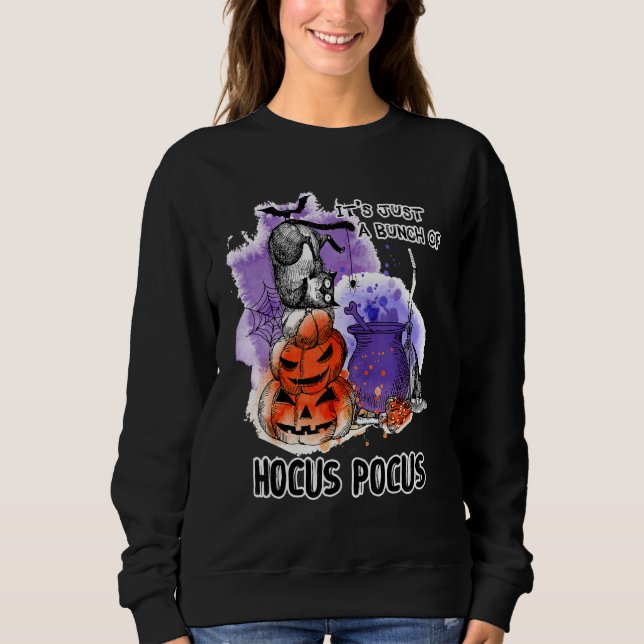 Camiseta É só um monte de Hallowee de Gato de Gato Cuta de  (Frente)