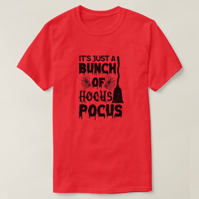 Camiseta é só um monte de hocus pocus01 (Frente do Design)