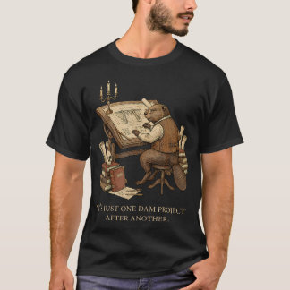 Camiseta É Só Um Projeto de Barragem Depois do Outro Castor