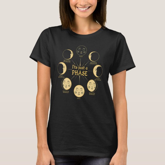 Camiseta É só uma fase espacial (Frente)