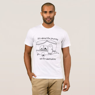 Camiseta É sobre a viagem não o destino