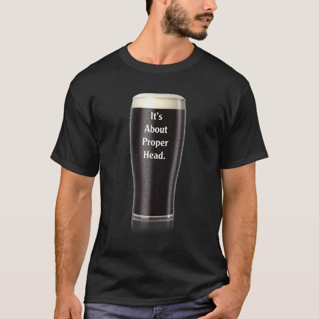 Camiseta É sobre Bebendo de cerveja na Rua (Frente)