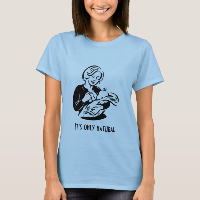 Camiseta É somente natural (Frente)