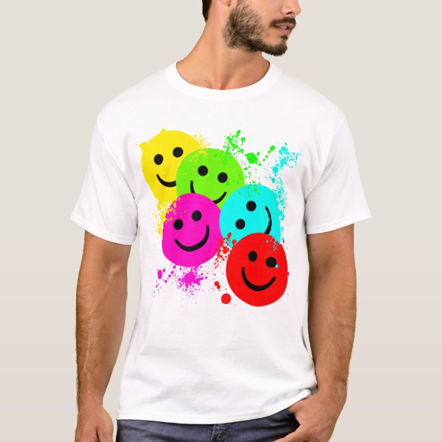 CAMISETA E SPLATTER DA PINTURA (Frente)