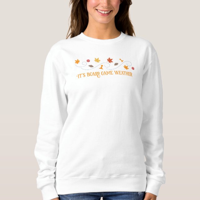 Camiseta É Tempo de Jogo de Tabuleiro de Outono (Frente)