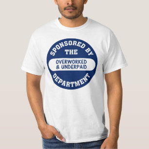 Camiseta É tempo os aumentos obtidos overworked & mal pago