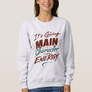 Camiseta É transmitindo energia de personagem principal – A