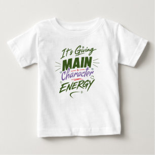 Camiseta É transmitindo energia de personagem principal – A
