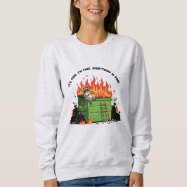 Camiseta É Tudo Bem Incêndio no Lixo