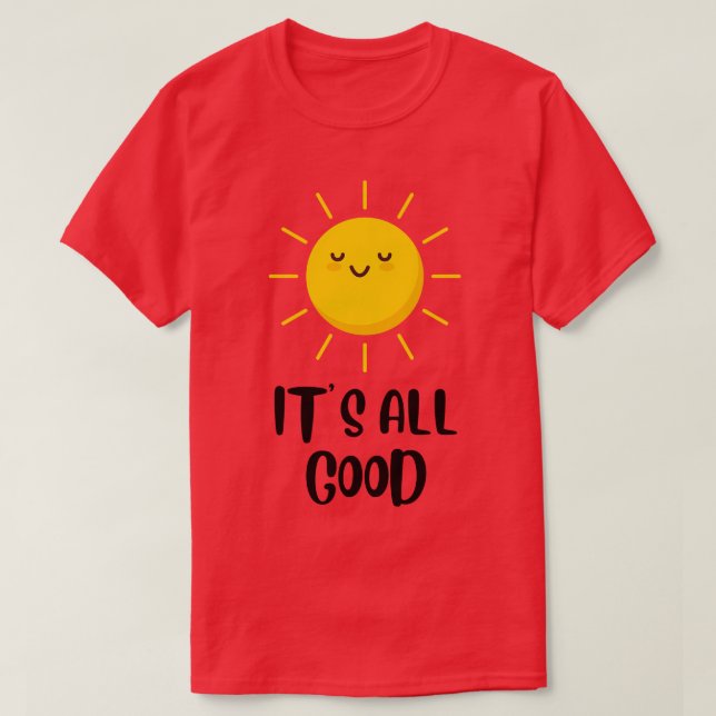 Camiseta É Tudo Bom Sol (Frente do Design)