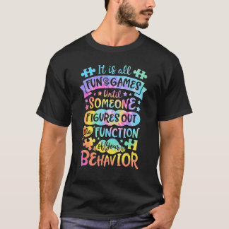 Camiseta É Tudo Diversão e Jogos Até Professor de Necessida