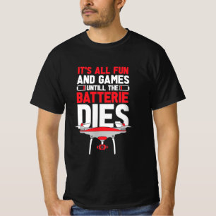 Camiseta É Tudo Drone Divertido