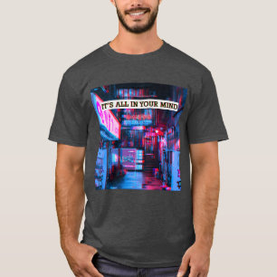 Camiseta É Tudo Na Sua Mente Vaporwave Anos 80 90 Cyberpunk