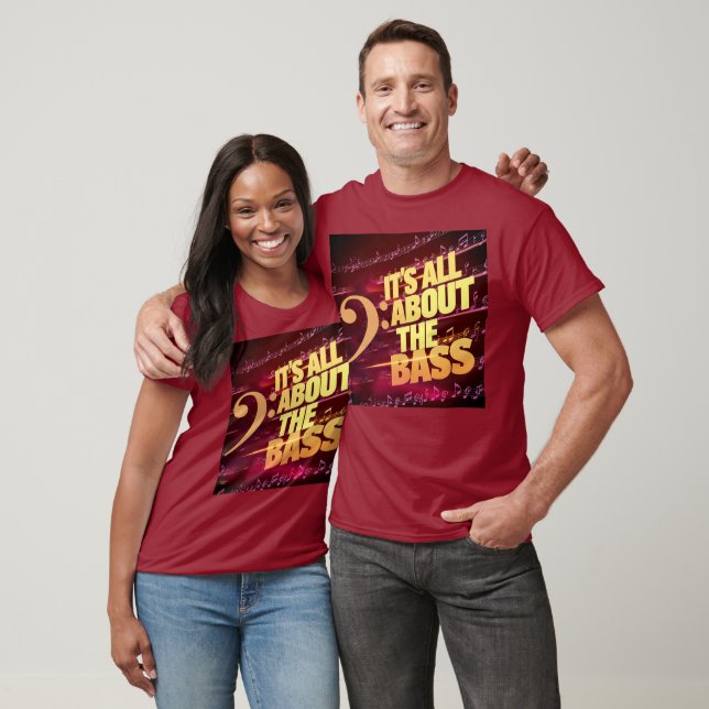 Camiseta É tudo sobre o baixo (Unissex)