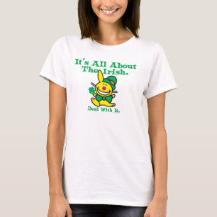 Camiseta É tudo sobre o irlandês
