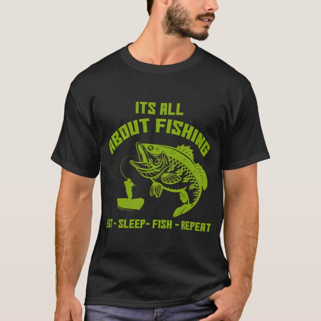 Camiseta É tudo sobre pesca (Frente)