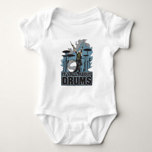 Camiseta É tudo sobre tambores