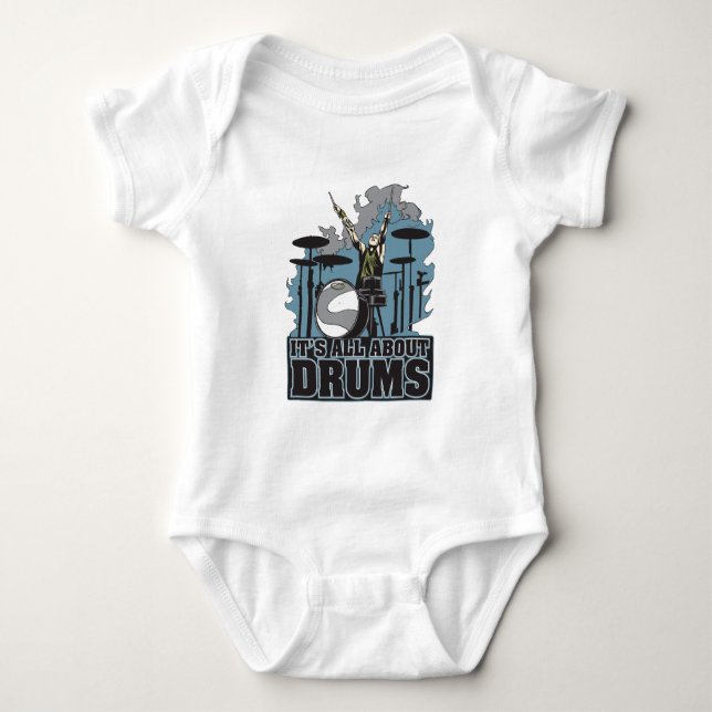 Camiseta É tudo sobre tambores (Frente)