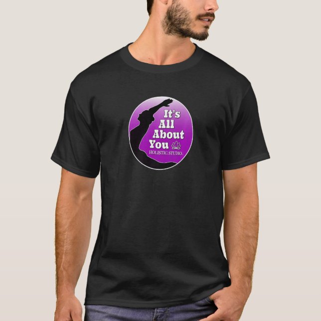 Camiseta É tudo sobre você, estúdio holístico (Frente)