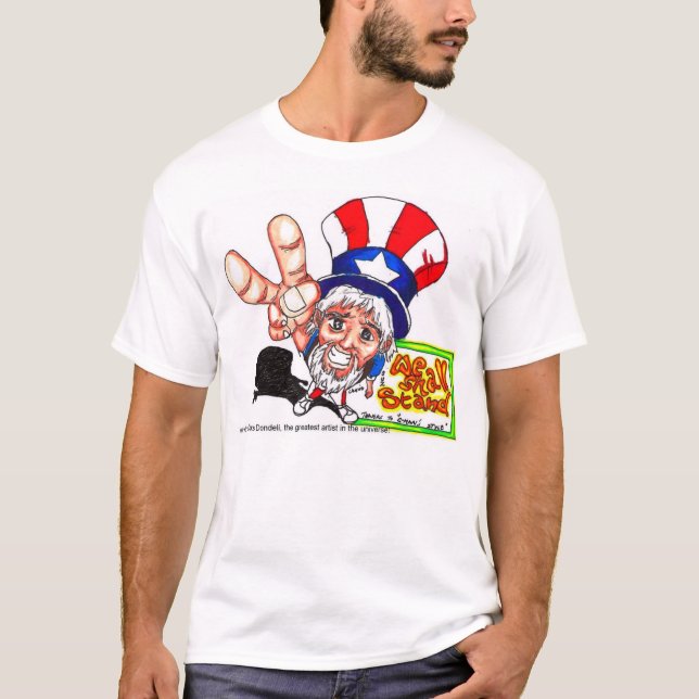 Camiseta E.U.: O tio Sam está aqui (Frente)