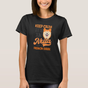 Camiseta É um Akita, não um cão Akita