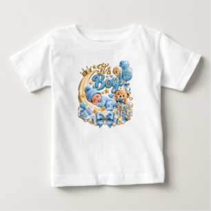 Camiseta É um Anúncio de Bebê Menino