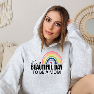 Camiseta É um belo dia Mãe Arco-Íris