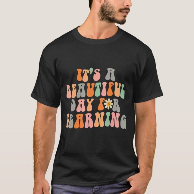 Camiseta É um belo dia para aprender (Frente)