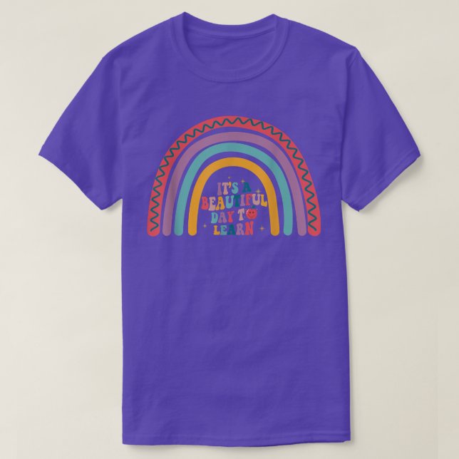 Camiseta É Um Belo Dia Para Aprender O Professor Moti (Frente do Design)
