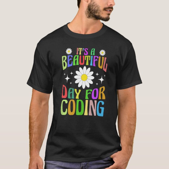 Camiseta É um belo dia para codificar a celebração das mulh (Frente)