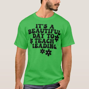 Camiseta É Um Belo Dia Para Ensinar Leitura 1
