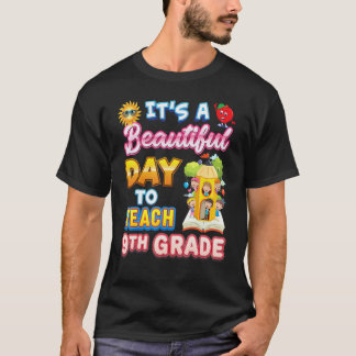Camiseta É Um Belo Dia Para Ensinar Nono Ano 9º Ano