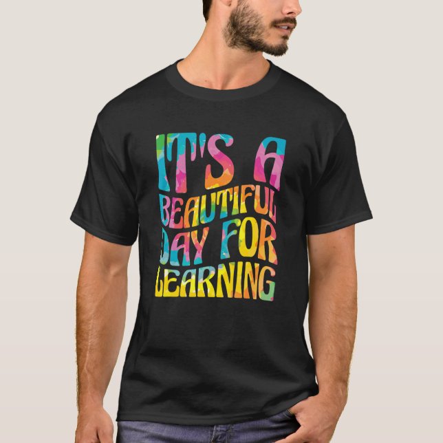 Camiseta É Um Belo Dia Para Estudantes De Professores (Frente)